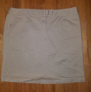 Talbots Khaki Pencil Skirt